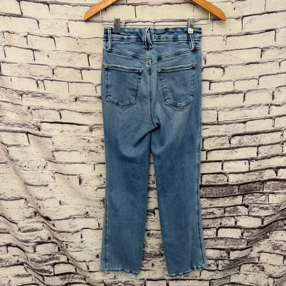 Good American Good Curve Straight Jeans SZ 26 - Picture 3 of 6